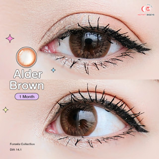 คอนแทคเลนส์ Alder brown พร้อมส่งแบบปกติ และค่าสายตาสั้น 0.00- 6.00 (สายตาที่มีในลิสกดสั่งได้เลยค่า)