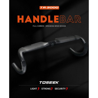 handlebar แฮนด์จักรยาน หมอบ คาร์บอน Toseek รุ่น TR3000