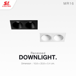 SL LIGHTING | Recessed Downlight โคมไฟดาวน์ไลท์ฝังฝ้า รุ่น SL-6-579-2 ขั้วGU5.3