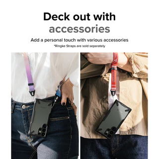 Ringke Fusion-X สำหรับ Galaxy S23 Ultra เคสกันกระแทก แบบใส