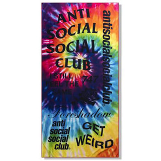 Anti Social Social Club Identity Crisis raindow tie dye Towel