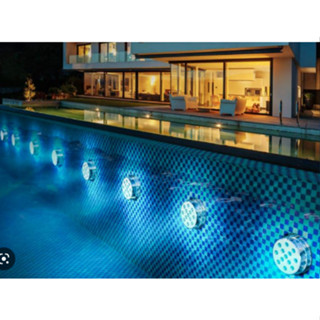 ⚡พร้อมส่งจาก กทม.⚡โคมไฟสระว่ายน้ำ LED 18W  สำหรับสระว่ายน้ำ Waterproof LED lamps for swimming pools