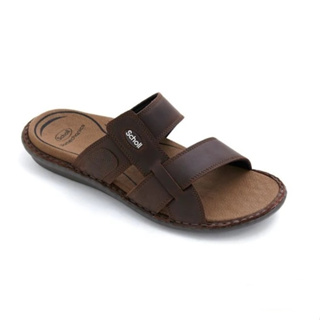 SCHOLL Rafa Biomechanics Sandals Brown รองเท้าแตะ เพื่อสุขภาพ ผู้ชาย สกอล์ แท้