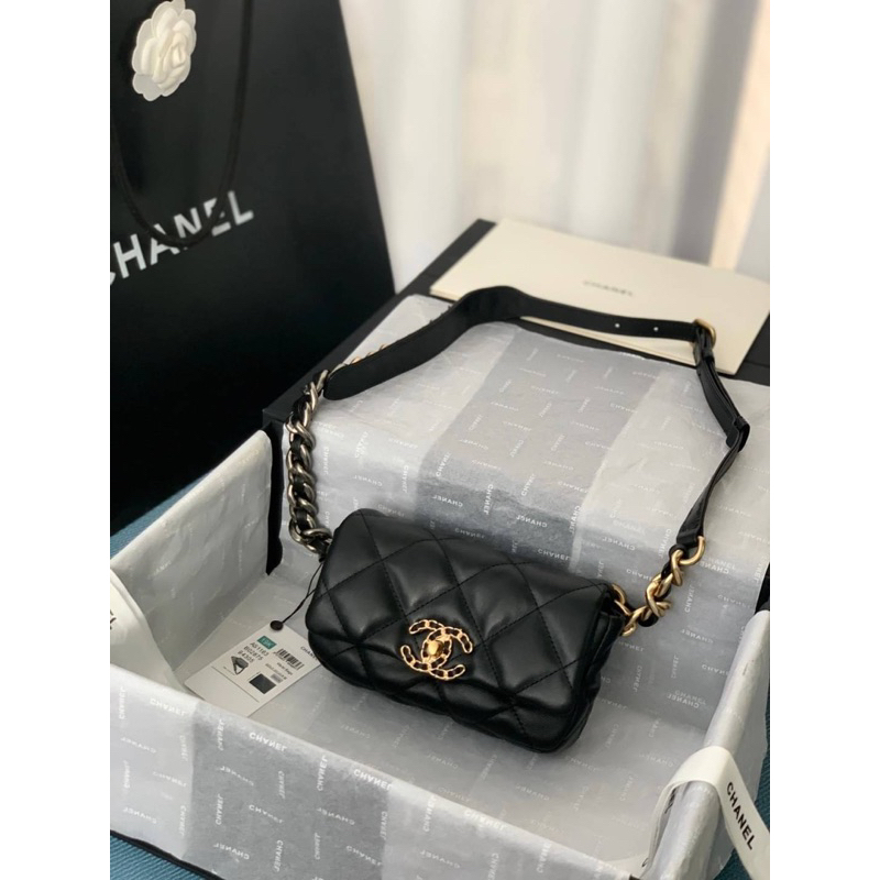 🔥🔥 พร้อมส่ง New Chanel19 belt bag(Ori)