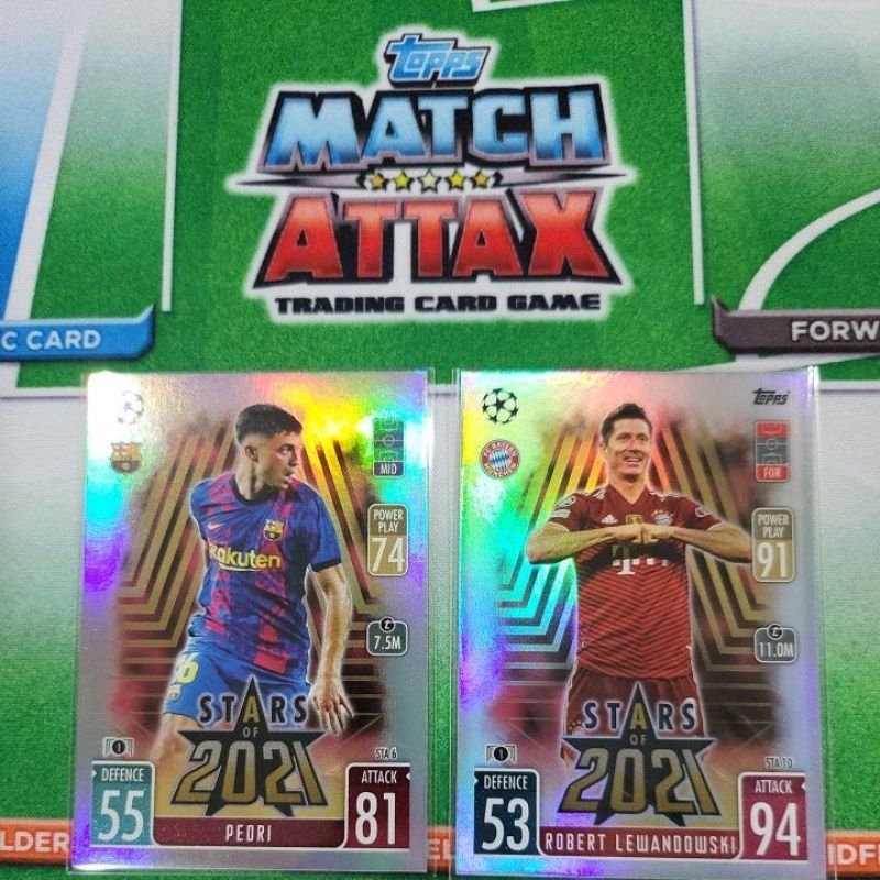 2021/22 Match Attax Extra STAR OF 2021 หายากมาก