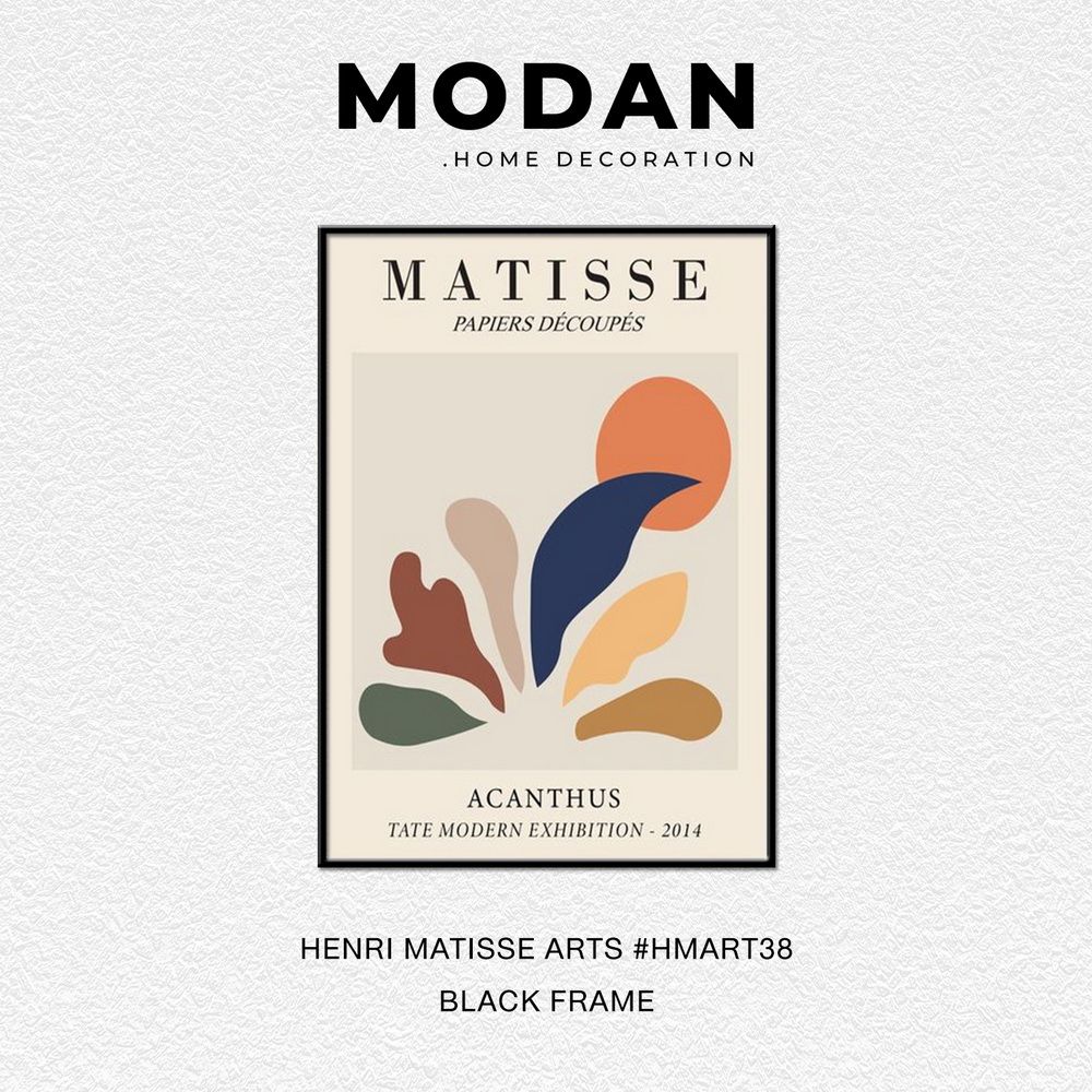 ⚡ พร้อมจำหน่าย ⚡ MODAN ภาพตกแต่งบ้านสไตล์โมเดิร์น HENRI MATISSE ART รหัส HMART38