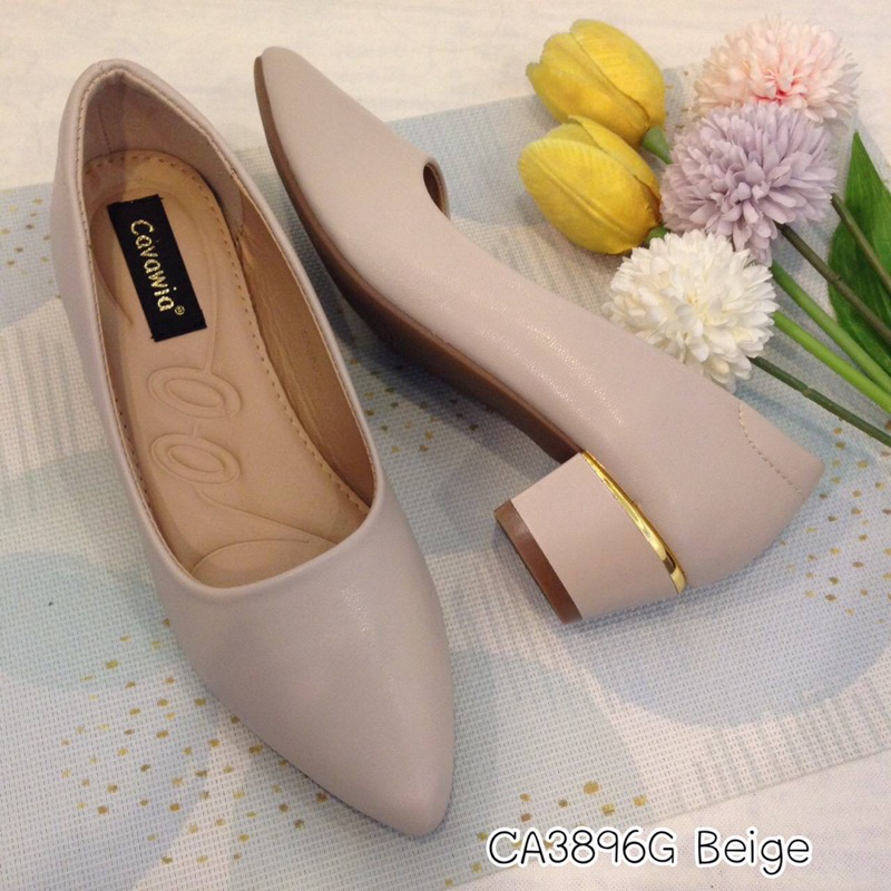 NEW แบบใหม่ส้นสวยรองเท้าคัดชูงานนำเข้าแบรนด์cavawiaไซส์36-40