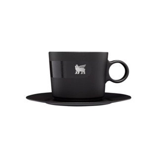 STANLEY แก้วกาแฟ รุ่น THE DAYBREAK CAPPUCCINO CUP &amp; STILLNESS SAUCER 6.5OZ MATTE BLACK