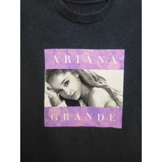 เสื้อยืด มือสอง เสื้อวง Ariana Grande อก 36 ยาว 26