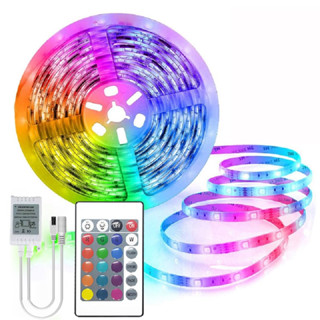 TikTok Hot!!! ไฟเส้น ไฟ LED ไฟเส้น LED ไฟตกแต่งห้อง  5M 10M 15M  RGB Strip ไฟประดับ ไฟตกแต่ง ไฟเปลี่ยนสีได้ ไฟ 2835 RGB