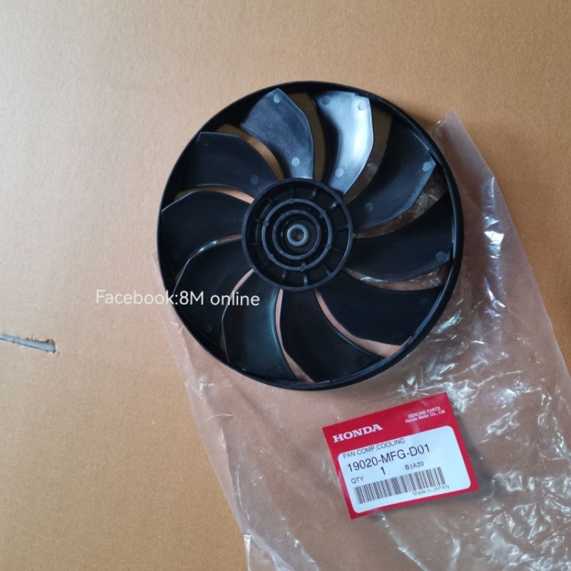 พัดลมหม้อน้ำแท้ honda CBR650F CB650f cbr650f cb650f อะไหล่แท้ honda รถบิ๊กไบค์ พัดลมหม้อน้ำ อะไหล่ศู