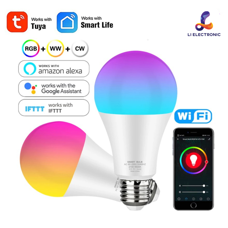 Tuya 9W WIFIสมาร์ทหลอดไฟLED (ตัวกลม圆)