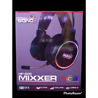 Headset Gaming (7.1) Surround SIGNO HP-829 MIXXER RGB