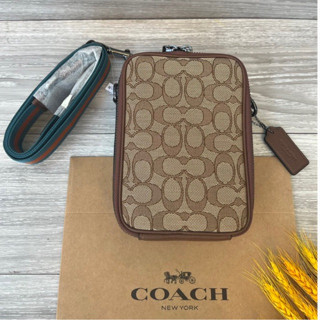 พร้อมส่ง แท้ 💯% Coach Stanton Crossbody In Signature Jacquard