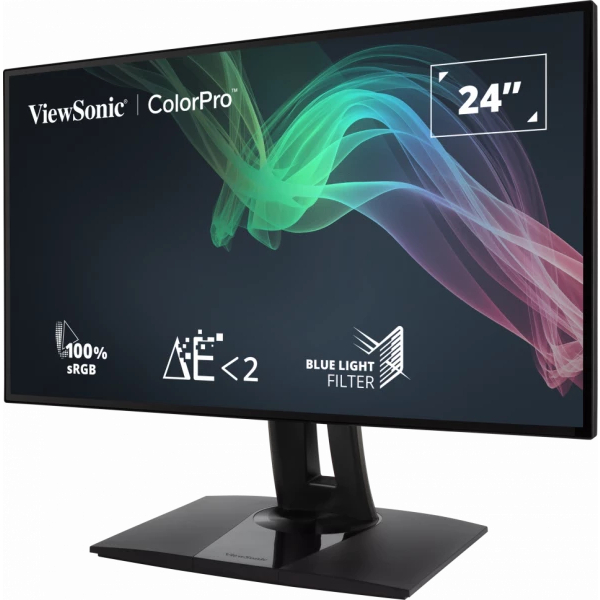 จอมอนิเตอร์ ViewSonic VP2458 ขนาด 23.8 นิ้ว IPS 1080p สำหรับงานกราฟิก
