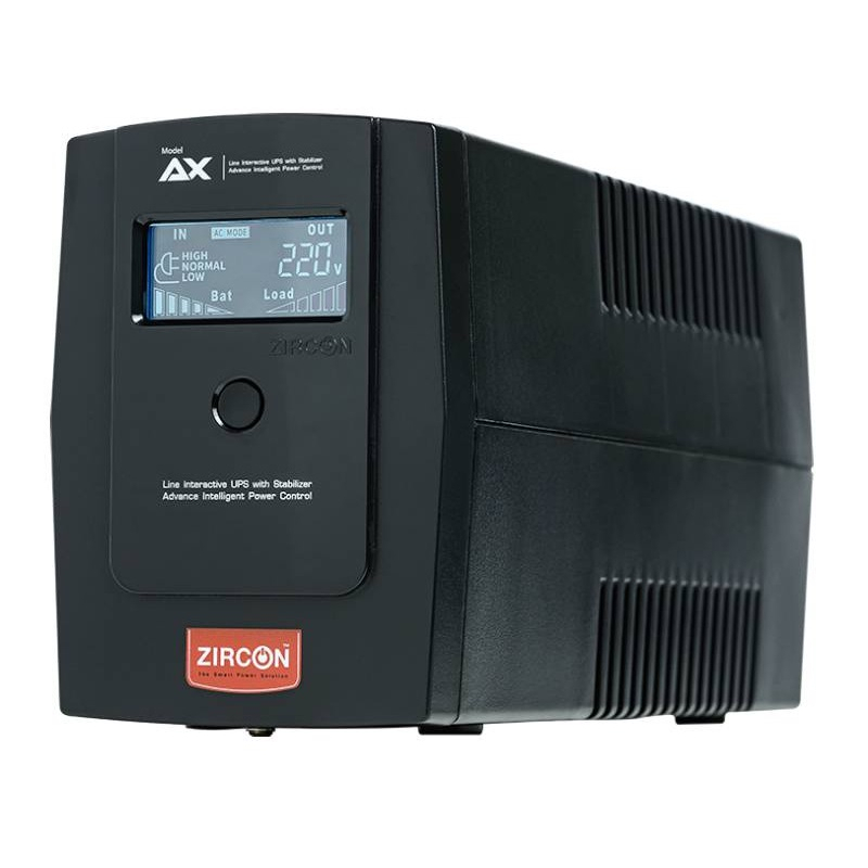 ZIRCON AX 1000VA/550W  Line Interactive UPS with Stabilizer
