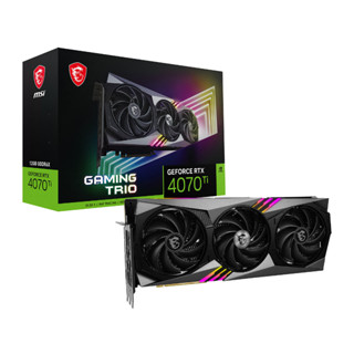 VGA MSI GeForce RTX 4070 Ti GAMING TRIO 12G GDDR6X 192bit ประกัน 3 ปี Ascenti