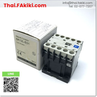 พร้อมส่ง,(A)Unused, SK12L-E01 Electromagnetic Contactor ,แมกเนติกคอนแทคเตอร์ สเปค DC24V 1b ,FUJI (66-005-539)