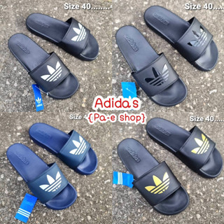 พร้อมส่ง💥 รองเท้าแตะแบบสวมรองเท้าแตะแบบลำลอง adidas [มีเก็บปลายทาง]