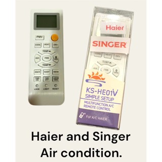 รีโมทแอร์ Haier : SINGER  รีโมทคอนโทรล เกรด AAA