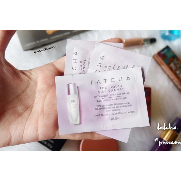 แท้💯% [Sephora US/เช็คใบเสร็จได้] Tatcha The Silk Canvas Filter Finish Protective Primer 1g