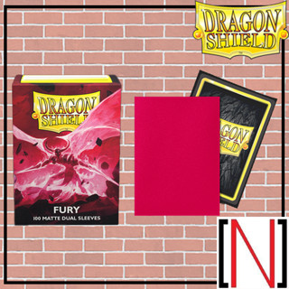 [Sleeve][ซองใส่การ์ด] DragonShield - Matte Dual Fury 100ใบ [MTG][Pokemon][Dragon shield]