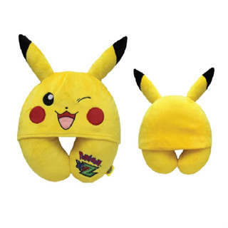 หมอนรองคอ ตัวยู ปิกาจู pikachu ลิขสิทแท้ 100% ลดราคา