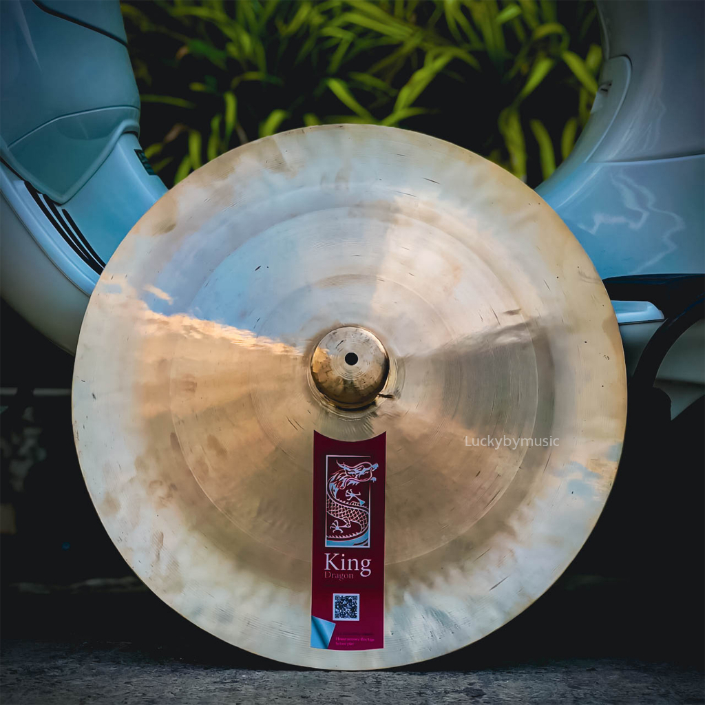 [โค้ดลด500-🔥]  ฉาบไชน่า King dragon รุ่น VX หัวตุ้ม 16 นิ้ว / Chang ขนาด 16" นิ้ว China Cymbal ฉาบทอ