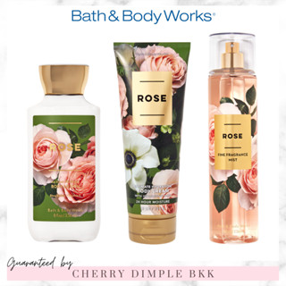 🍒ของแท้·ส่งไว·ถูก🍒BATH AND BODY WORKS กลิ่นฮิต "ROSE" โลชั่น ครีมอาบน้ํา น้ำหอม เทียนหอม เจลล้างมือ