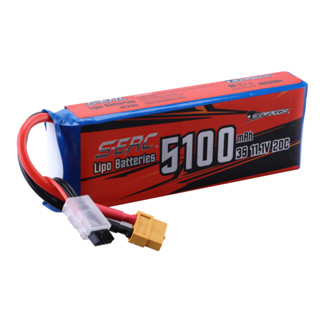 RC แบตลิโพ Lipo Battery 3S 11.V 5100mAh 20C แบตเตอรี่ลิโพ RC Toys Car Boat แบต ลิโพ รถ เรือ เครื่องบิน แบต Lipo