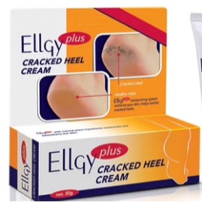 Ellgy plus 50 g,25 g.เอลจี้ พลัส ครีมทาส้นเท้าแตก/Ellgy Plus Cracked Heel D-Factor 50gm