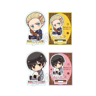 4.7cm★ Hetalia  World Stars Gyugyutto Mini Stand  Germany , Japan เฮตาเลีย