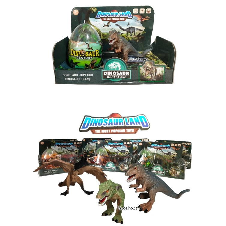 Dinosaur Land Set เซ็ทไดโนเสาร์พร้อมไข่ไดโนเสาร์เซอร์ไพร์ส สุดเท่ห์ พร้อมลุ้นของเล่นภายในไข่ไปพร้อมก