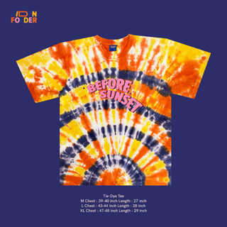 Hidden Folder (Before Sunset : Tie-dye) เสื้อยืด hiddenfolder เสื้อมัดย้อม