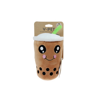 V-PET Eco-Friendly Bubble Tea Plush Dog Toy