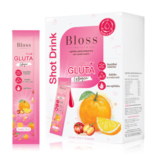 (พร้อมส่ง/ของแท้) Bloss Natura Bloss Gluta Shot [15ml x 10 Sachets]