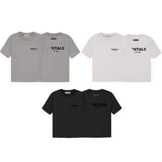 ESSENTIALS LOGO VELVET TEE