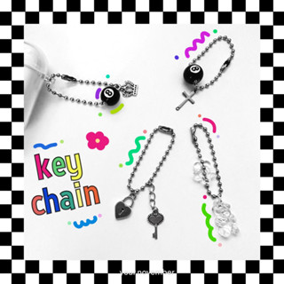 keychain พวงกุญแจลูกปัด ที่ห้อยกระเป๋า airpods แฟ้มเก็บการ์ด by.yournovember