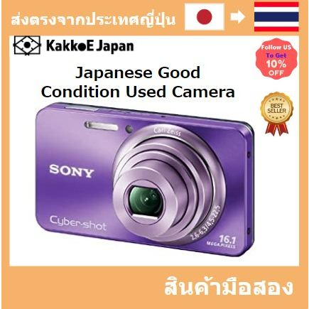 【ญี่ปุ่น กล้องมือสอง】[Japan Used Camera] Sony Sony Digital Camera CYBERSHOT W570 16.1 million pixel CCD optical X5 Violet DSC-W570/V