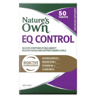 Natures Own EQ Control for Mild Anxiety Relief 50 Tablets