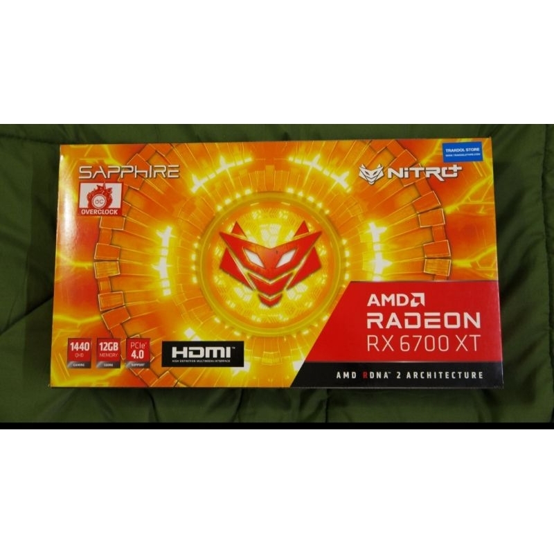 RX6700XT Nitro 12GB มือหนึ่ง ประกัน Advice+Ascenti