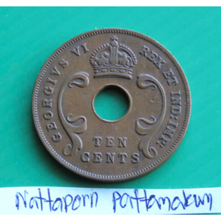 แอฟริกาตะวันออก 10 Cents  พระเจ้าจอร์จที่ 6 ปี 1941