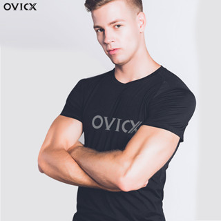 เสื้อยืด เสื้อออกกำลังกาย OVICX ฟิตเนส เสื้อยืดสำหรับเล่นกีฬาออกกำลังกาย เสื้อTraining T-Shirt