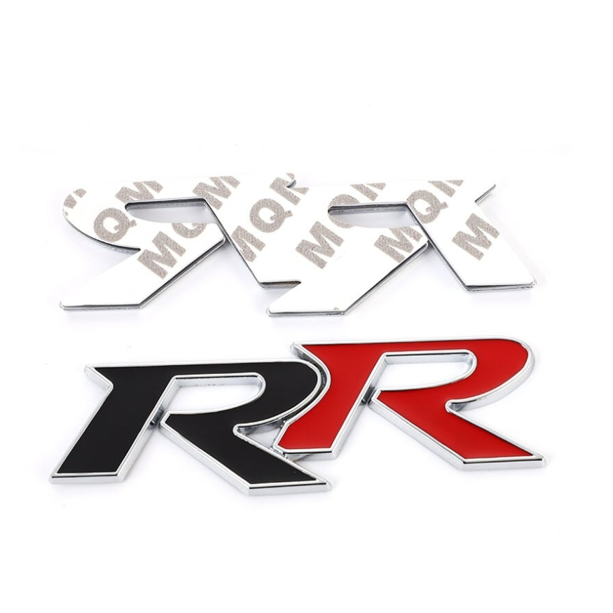 โลโก้ RR รถสติกเกอร์สัญลักษณ์ป้ายสำหรับ Honda RR Civic MUGEN Accord CRV City HRV