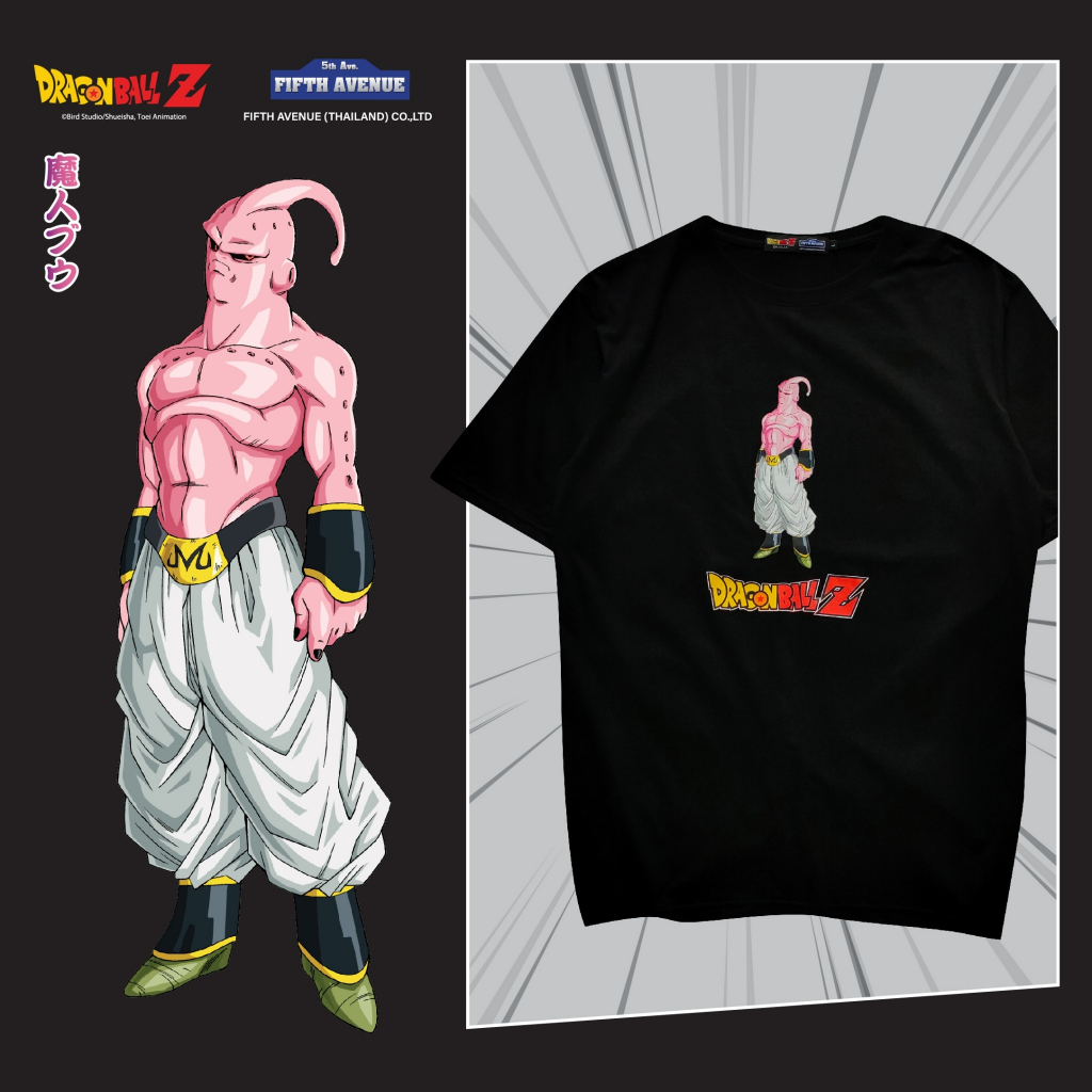 NEW! เสื้อยืดดราก้อนบอลแซด ลาย Buu จอมมารบู  ของแท้ลิขสิทธิ์จากญี่ปุ่น  DragonballZ พร้อมส่ง!!