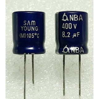 Samyoung NBA 8.2uf 400v 105° Capacitor ตัวเก็บประจุ คาปาซิเตอร์