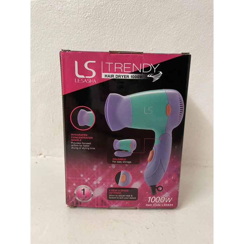 Lesasha Powerful DC Trendy Hair Dryer 1000W #LS0834