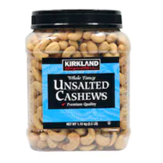 Kirkland Signature Unsalted Cashews Whole 1.13kg.เคิร์กแลนด์ซิกเนเจอร์เม็ดมะม่วงหิมพานต์อบชนิดไม่ใส่เกลือแบบเต็มเม็ด