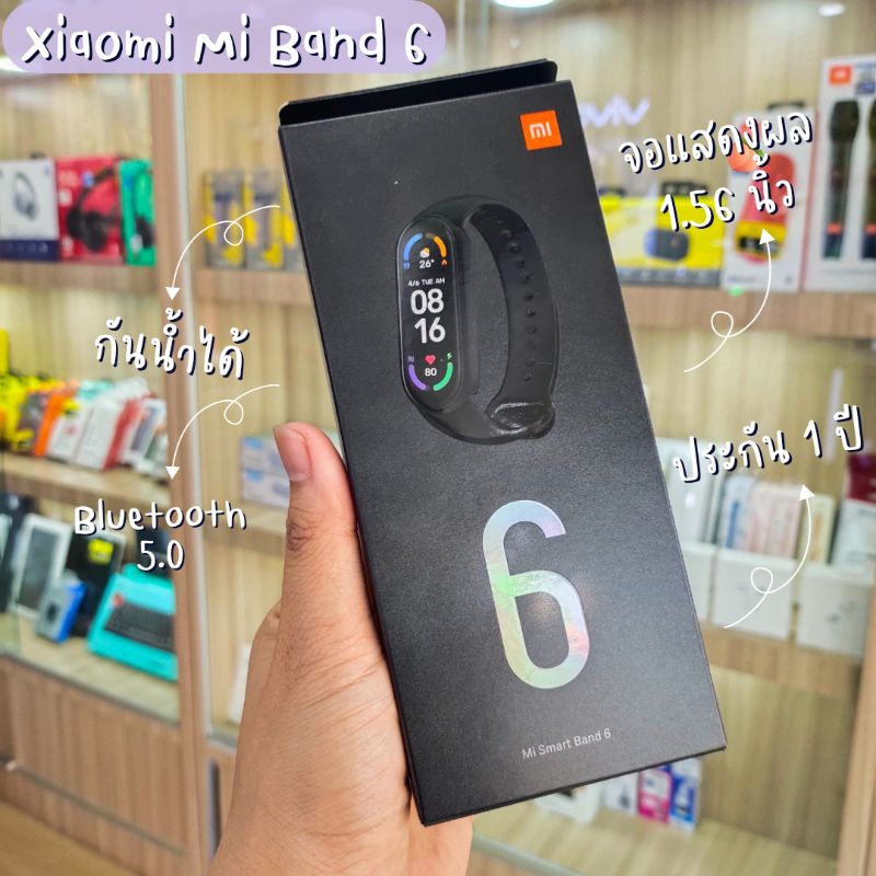 สมาร์ทวอทช์ Xiaomi Mi Band 6 Black
