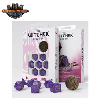 [พร้อมส่ง]The Witcher Dice Set. Dandelion -  the Conqueror of Hearts